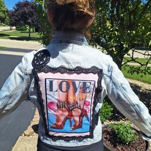 Upcycled Denim Jean Jacket